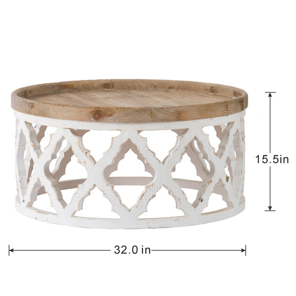 Kelly Clarkson Home Davina Drum Coffee Table & Reviews Wayfair Canada
